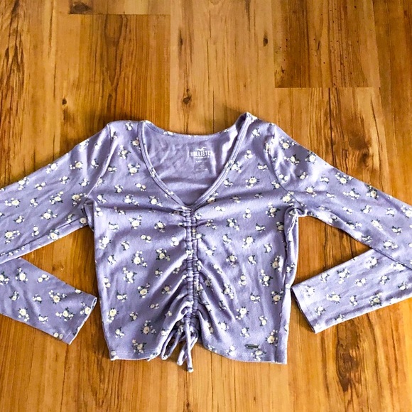 Hollister baby tee (long sleeve crop) - Picture 6 of 6